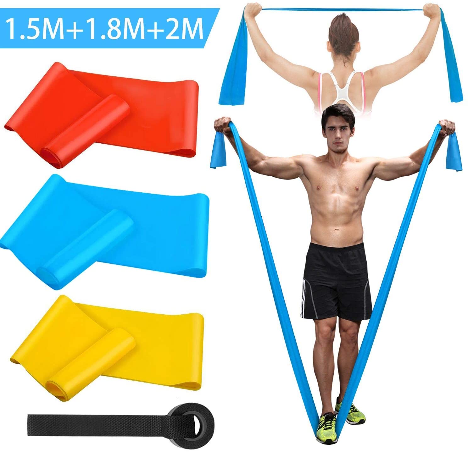 Finger Tape Athletic - Elastyczne taśmy fitness 3 szt. Taśmy